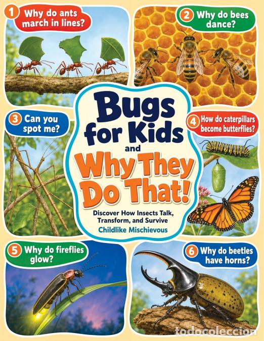 Libros: Bugs for Kids and Why They Do That! - An Illustrated Guide for Ages 8-12 to Identifying Insects and