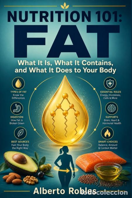 Livres: Nutrition 101 - Fat - What It Is, What It Contains, and What It Does to Your Body - Alberto Robles