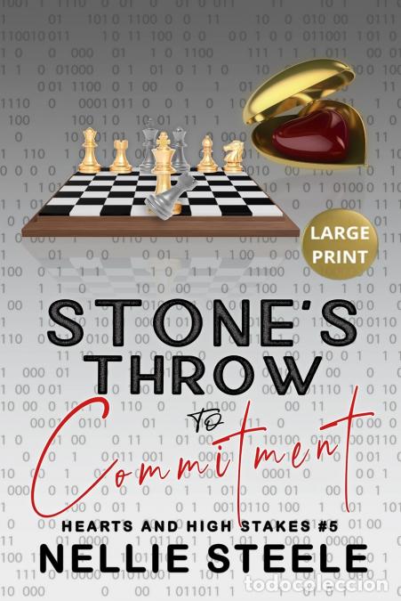 Libros: Stone?s Throw to Commitment Large Print - Nellie Steele - Foto 1