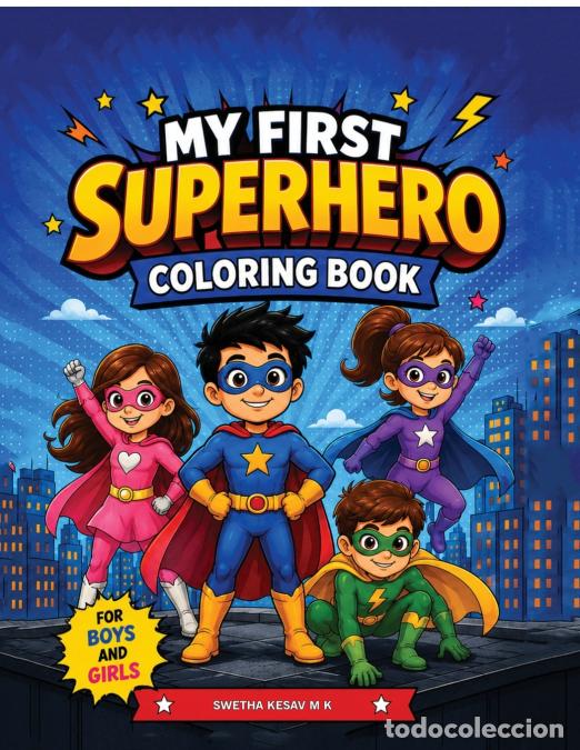 Libri: MY FIRST SUPERHERO COLORING BOOK - SWETHA KESAV M K