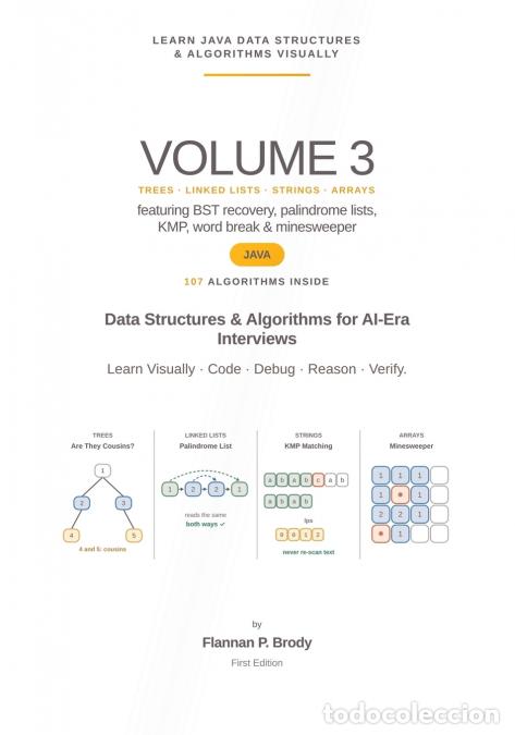 Livres: Learn Java Data Structures & Algorithms Visually - Volume 3 - Data Structures & Algorithms for AI-Er