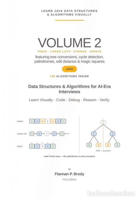 Libros: Learn Java Data Structures & Algorithms Visually - Volume 2 - Data Structures & Algorithms for AI-Er - Foto 1