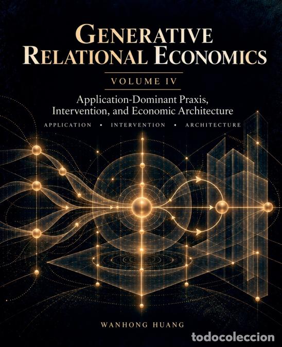 books: Generative Relational Economics, Volume IV - Application-Dominant Praxis, Intervention, and Economic
