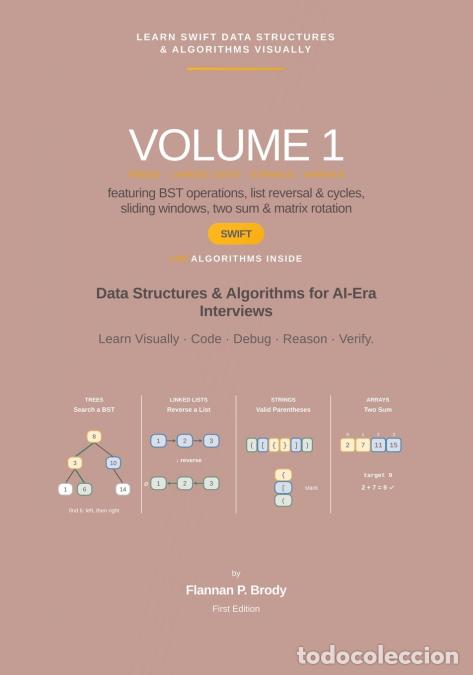 Libros: Learn Swift Data Structures & Algorithms Visually - Volume 1 - Data Structures & Algorithms for AI-E