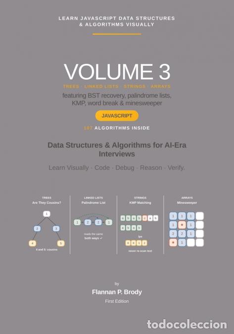 Libros: Learn JavaScript Data Structures & Algorithms Visually - Volume 3 - Data Structures & Algorithms for