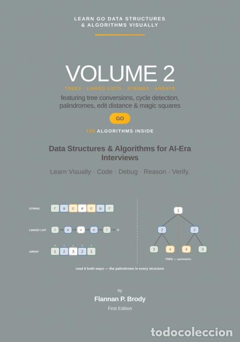 books: Learn Go Data Structures & Algorithms Visually - Volume 2 - Data Structures & Algorithms for AI-Era