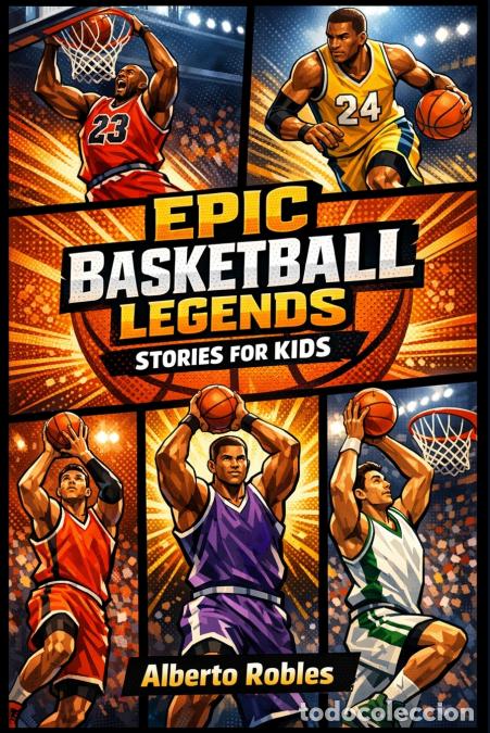 Libros: Epic Basketball Legends Stories for Kids - Alberto Robles