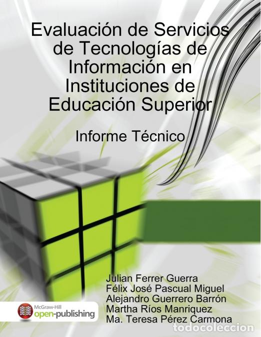 books: Evaluaci&oacute;n de Servicios de Tecnolog&iacute;as de Informaci&oacute;n en Instituciones de Educaci&oacute;n Superior - Julia