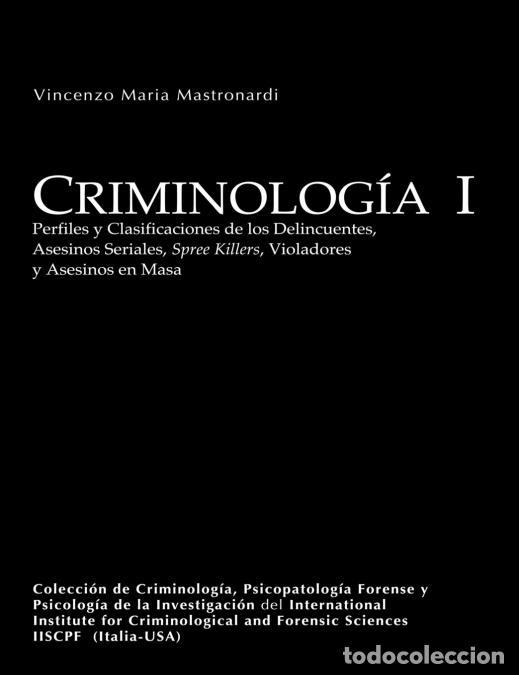 Libros: Criminolog&iacute;a I (University Edition) - Vincenzo Mastronardi