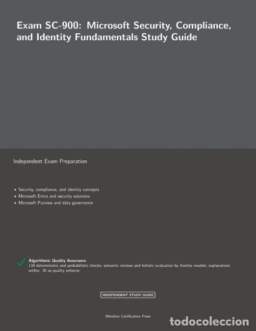 Libri: Exam SC-900 - Microsoft Security, Compliance, and Identity Fundamentals Study Guide - Meridian Certi