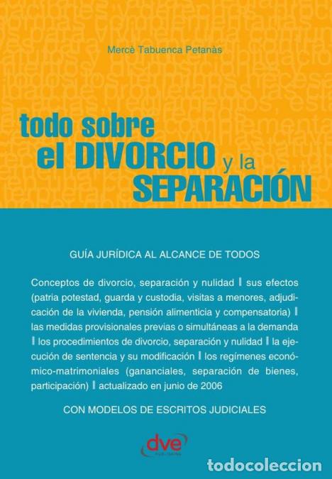 Libros: Todo sobre el divorcio y la separaci&oacute;n - Aspectos legales y humanos de la ruptura de pareja - Tabuen