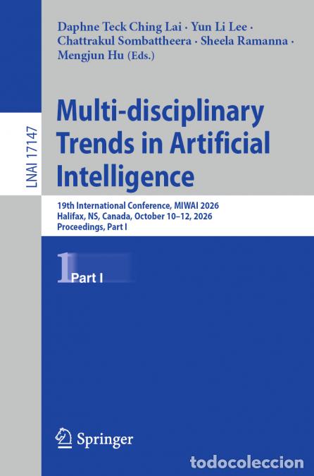 B&uuml;cher: Multi-disciplinary Trends in Artificial Intelligence - 19th International Conference, MIWAI 2026, Ha