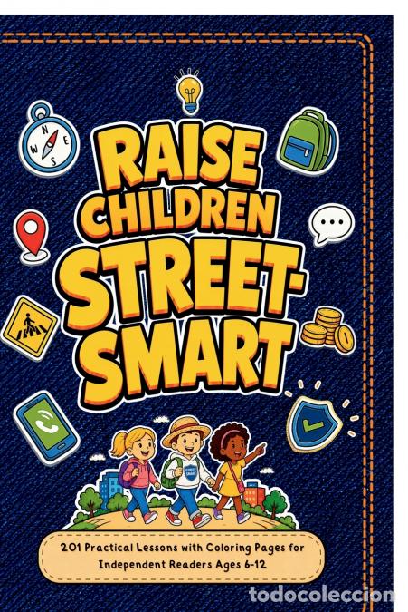 Libros: Raise Children Street Smart - 201 Practical Lessons with Coloring Pages for Independent Readers Ages