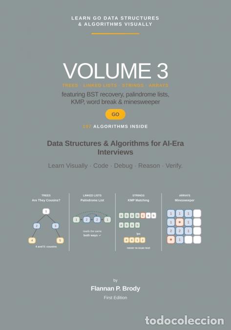 books: Learn Go Data Structures & Algorithms Visually - Volume 3 - Data Structures & Algorithms for AI-Era