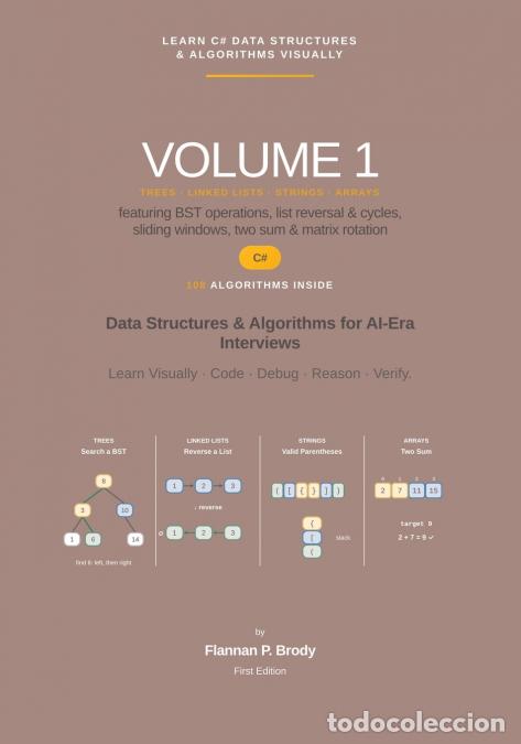 Libros: Learn C# Data Structures & Algorithms Visually - Volume 1 - Data Structures & Algorithms for AI-Era - Foto 1