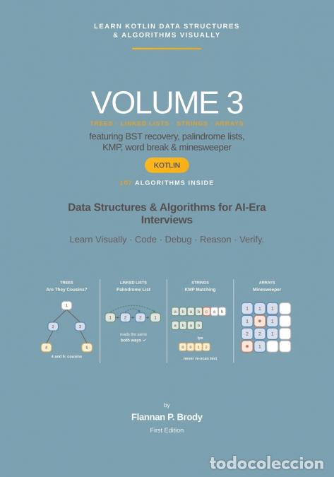 books: Learn Kotlin Data Structures & Algorithms Visually - Volume 3 - Data Structures & Algorithms for AI-