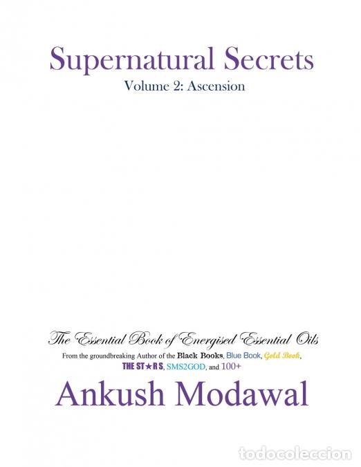 books: Supernatural Secrets - Volume 2 - Ankush Modawal