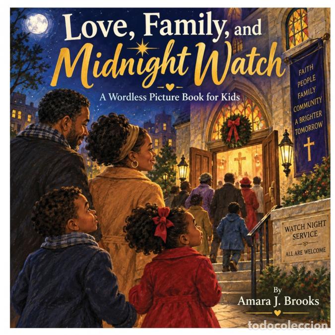 Libri: Love, Family, and Midnight Watch - A Wordless Picture Book for Kids - Amara J. Brooks