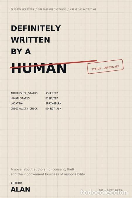B&uuml;cher: Definitely Written By A Human - Alan