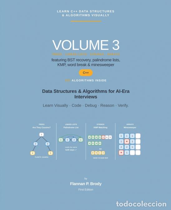 Libros: Learn C++ Data Structures & Algorithms Visually - Volume 3 - Flannan P. Brody - Foto 1