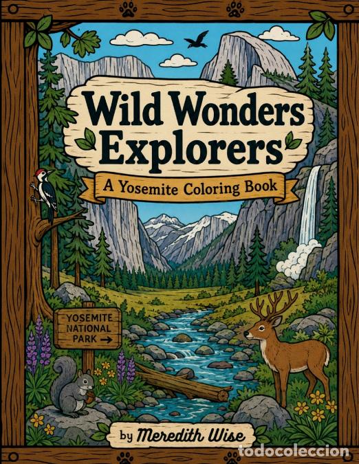 Libri: Wild Wonders Explorers - Yosemite Coloring Book - Meredith Wise
