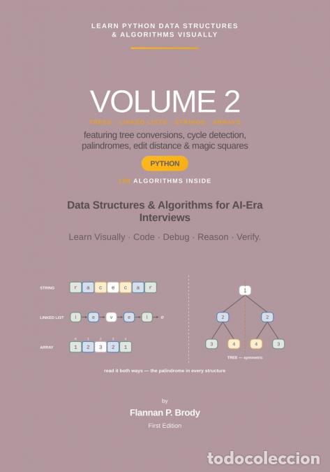 Libros: Learn Python Data Structures & Algorithms Visually - Volume 2 - Data Structures & Algorithms for AI- - Foto 1