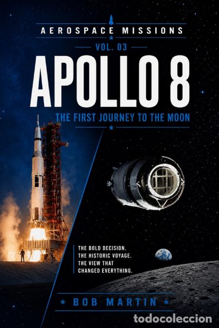Livres: Apollo 8 - The First Journey to the Moon - Bob Martin