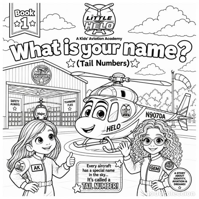 Livres: What Is Your Name? (Tail Numbers) Coloring - Laura McGaffney