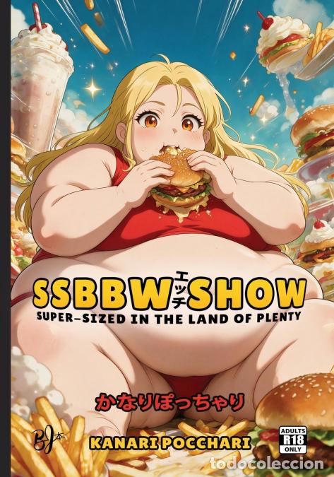Livros: SSBBW SHOW - SUPER-SIZED IN THE LAND OF PLENTY - Big Beautiful Anime Women and Gigantic Manga Pin-up