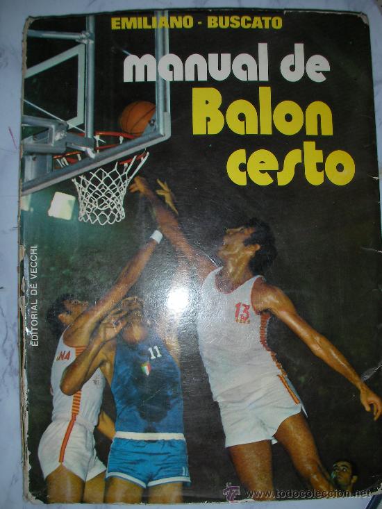 Coleccionismo deportivo: MANUAL DE BALONCESTO DE EMILIANO BUSCATO - Foto 1