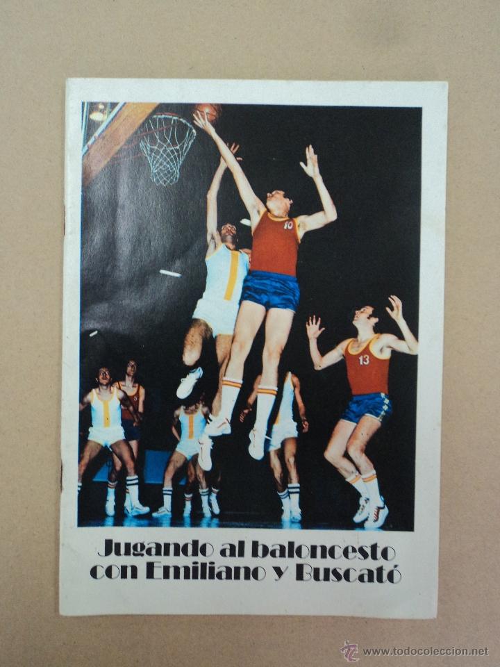 Coleccionismo deportivo: Jugando al baloncesto con Emiliano y Buscat&oacute; - Foto 1