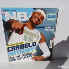 Coleccionismo deportivo: NBA REVISTA OFICIAL AGOSTO 2009- CARMELO ANTHI¡ONY - PAU FUE DECISIVO - RICKY EL RUBIO. Lote 105833975
