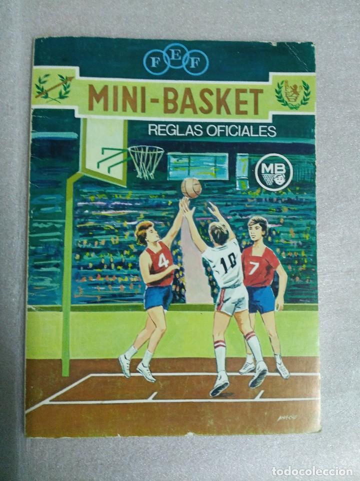 Coleccionismo deportivo: MINI BASKET REGLAS OFICIALES - Foto 1