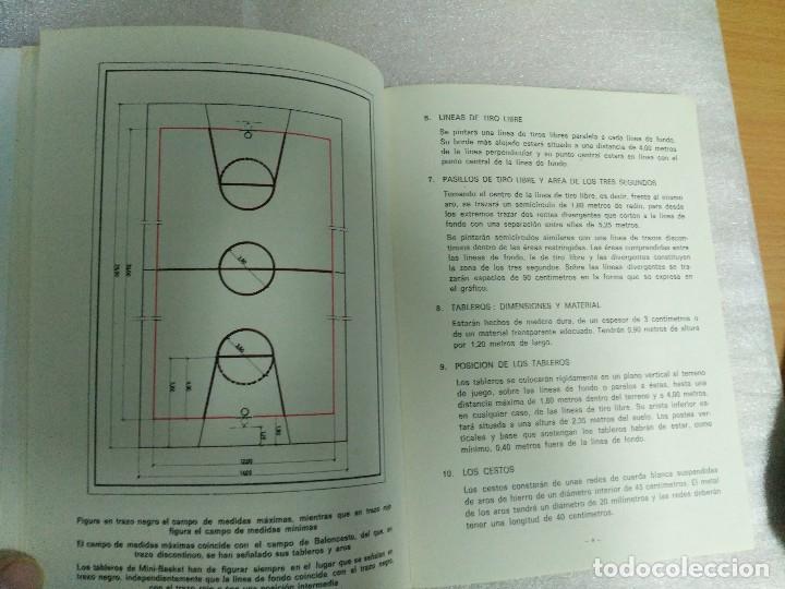 Coleccionismo deportivo: MINI BASKET REGLAS OFICIALES - Foto 4