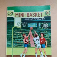 Collezionismo sportivo: MINI-BASKET. REGLAS OFICIALES. 1977. BUEN ESTADO. Lote 301123773