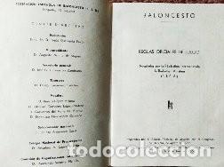 Coleccionismo deportivo: BALONCESTO - REGLAS DEL JUEGO 1953 - Foto 2