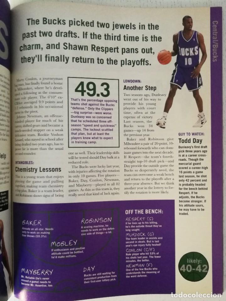 Coleccionismo deportivo: Revista NBA ESPN Pro Basketball 1995-96 - Foto 3