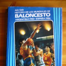 Coleccionismo deportivo: HISTORIA DE LOS MUNDIALES DE BALONCESTO ARGENTINA 1950 ESPAÑA 1986. Lote 374322009