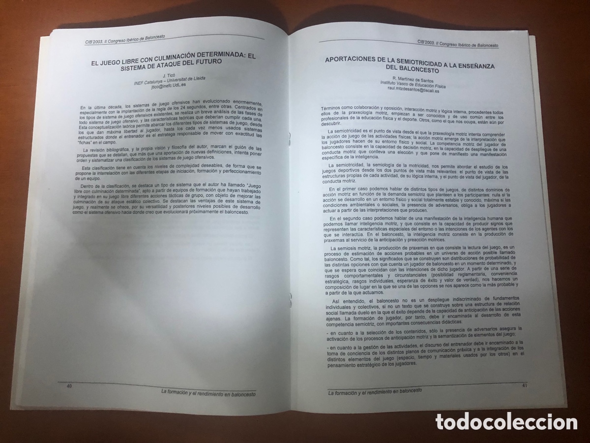 Coleccionismo deportivo: Libro resumen y programa. II congreso ib&eacute;rico de baloncesto - Foto 3