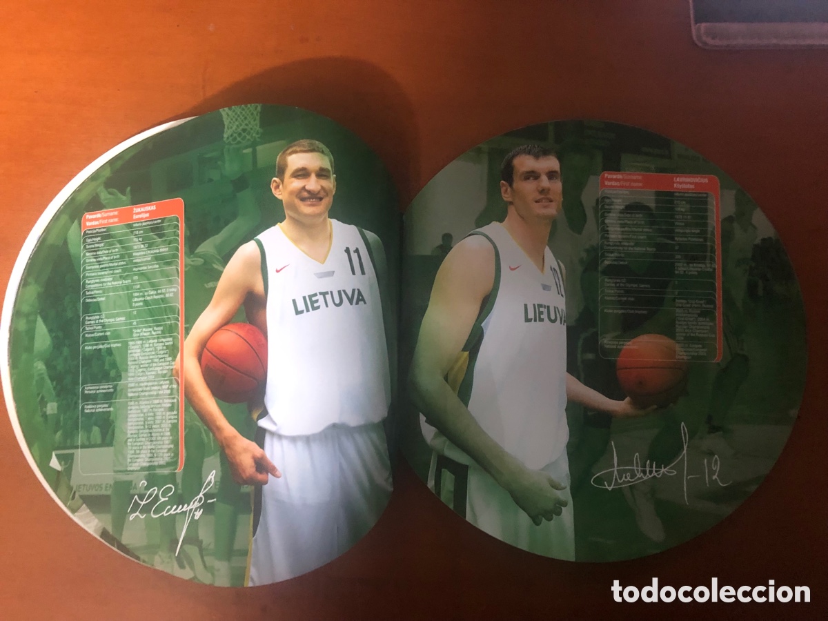 Coleccionismo deportivo: Gu&iacute;a de la Selecci&oacute;n Lituana de Baloncesto 2004 - Foto 3