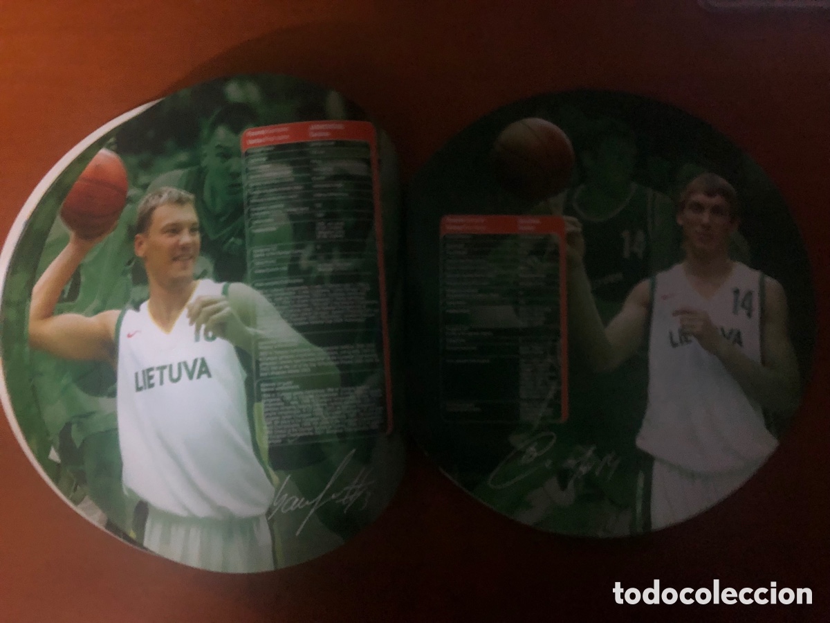 Coleccionismo deportivo: Gu&iacute;a de la Selecci&oacute;n Lituana de Baloncesto 2004 - Foto 4