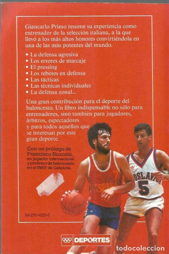 Coleccionismo deportivo: BALONCESTO LA DEFENSA - GIANCARLO PRIMO - Foto 3