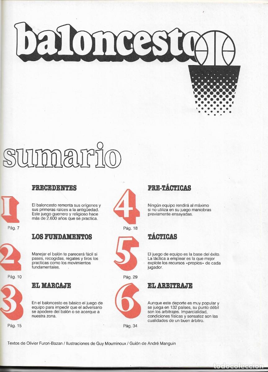 Coleccionismo deportivo: BALONCESTO - EDT. MOLINO,S.A., 1986. - Foto 2