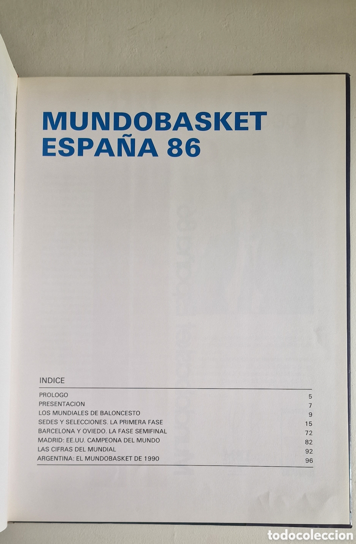 Coleccionismo deportivo: Libro MUNDOBASKET ESPA&Ntilde;A 86 - Foto 4