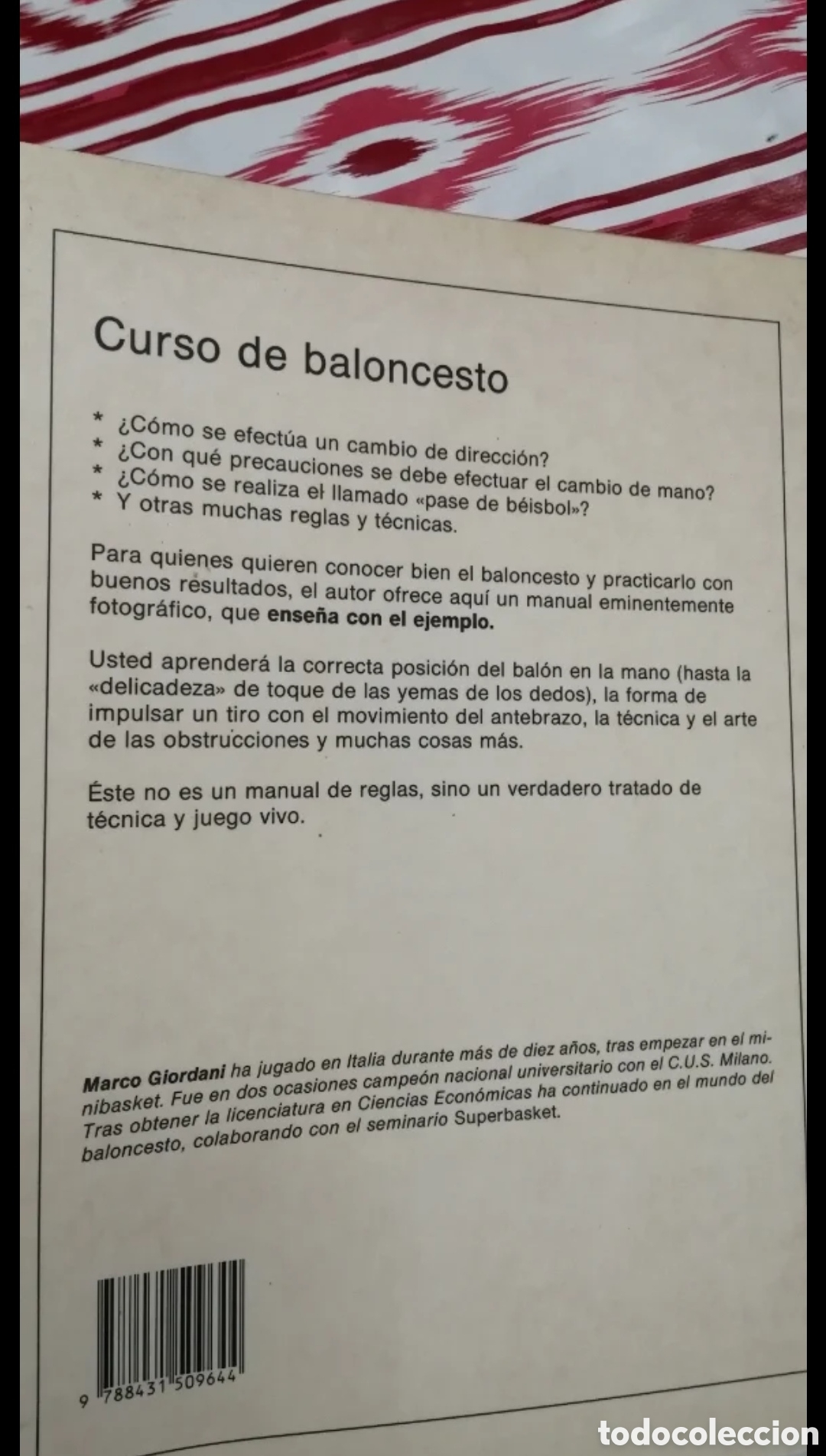 Coleccionismo deportivo: Curso de Baloncesto. Editorial de Vecchi 1991 - Foto 2