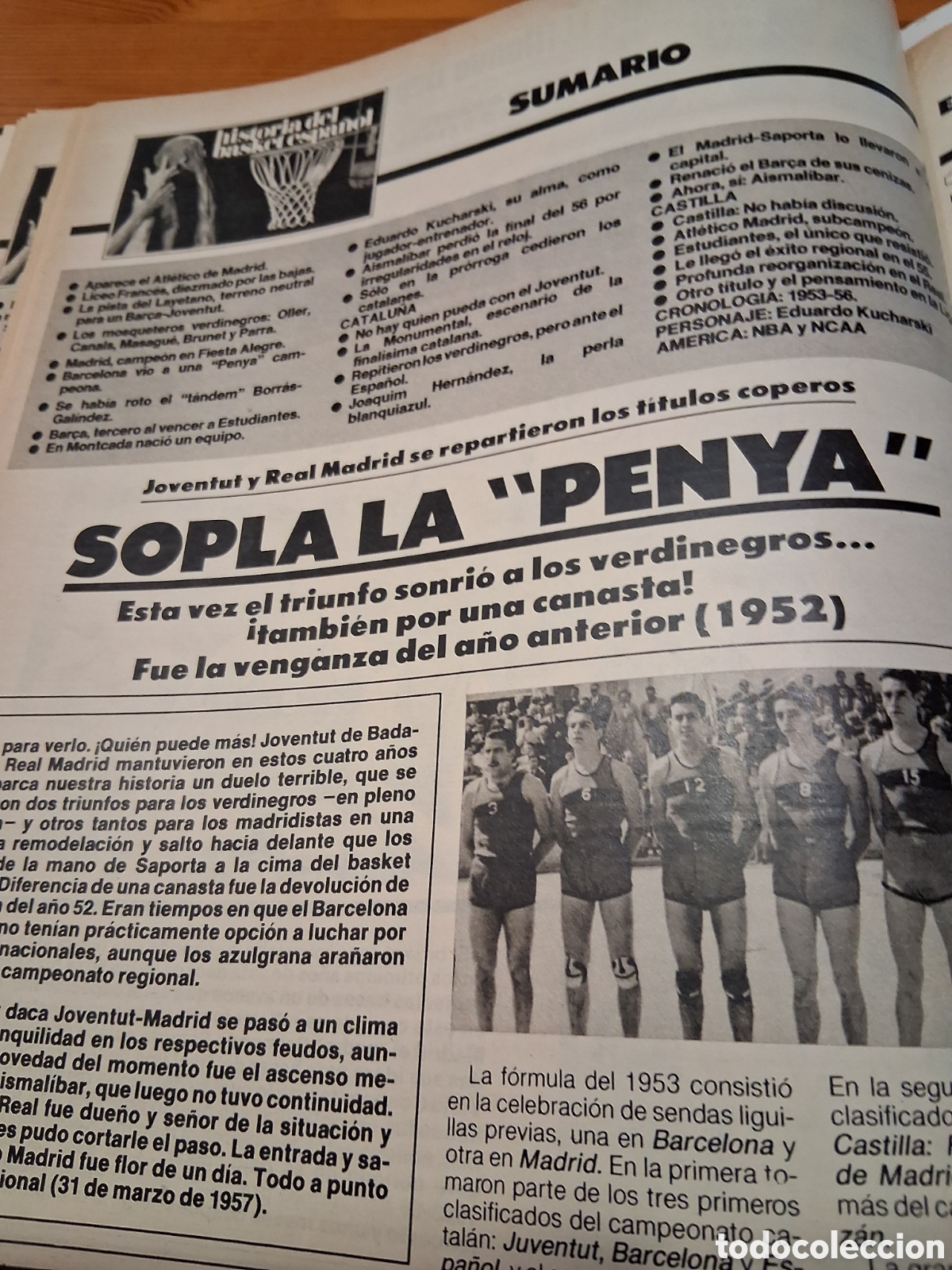 Coleccionismo deportivo: HISTORIA DEL BASKET ESPA&Ntilde;OL. - Foto 5