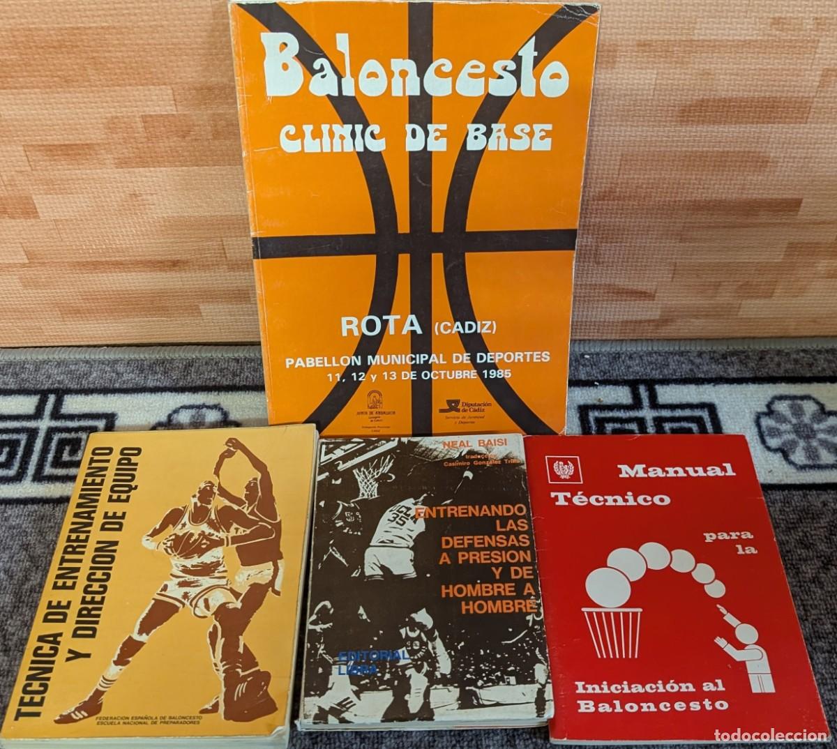 Coleccionismo deportivo: Lote de libros t&eacute;cnicos de Baloncesto - Foto 1