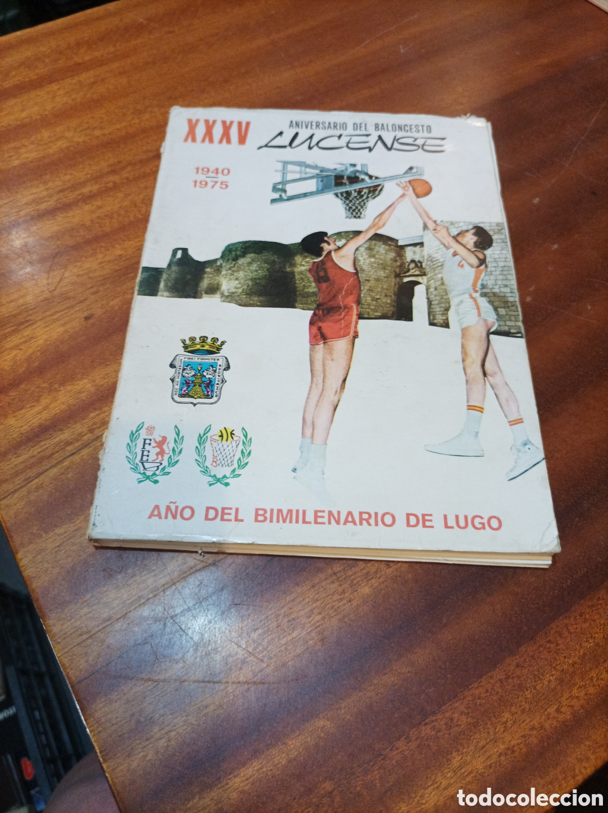 Coleccionismo deportivo: XXXV ANIVERSARIO DEL BALONCESTO LUCENSE 1940-75.A&Ntilde;O DEL BIMELENARIO DE LUGO