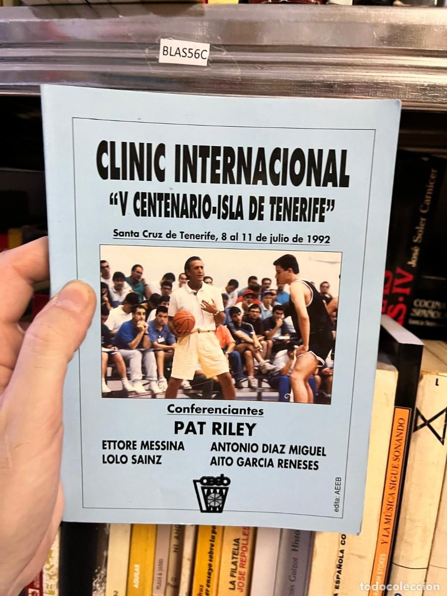 Coleccionismo deportivo: BLAS56C Pat Riley, Ettore Messina, Antonio D&iacute;az Miguel, Lolo Sainz y A&iacute;to Garc&iacute;a Reneses Clinic Inte