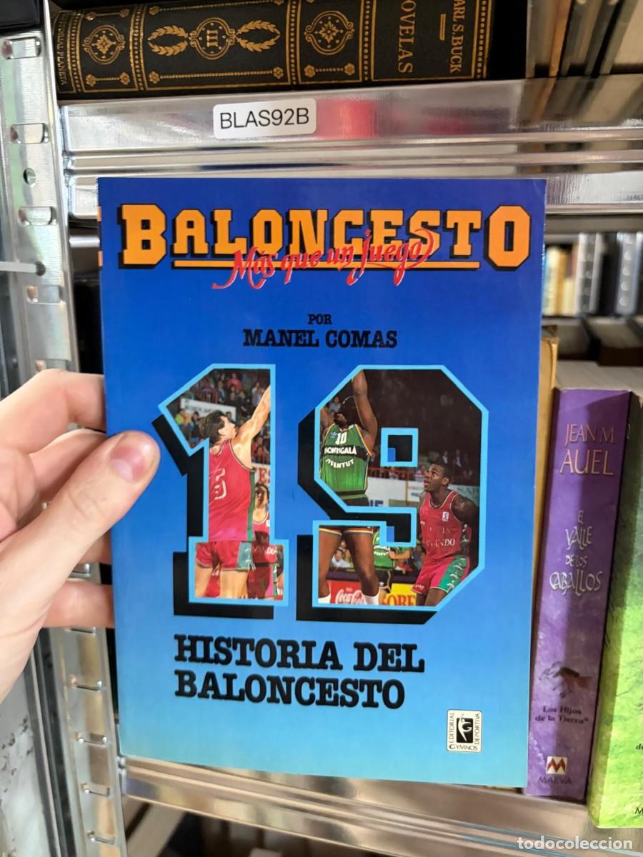 Coleccionismo deportivo: BLAS92B Manel Comas Baloncesto m&aacute;s que un juego 19 Historia del baloncesto Editorial Gymnos